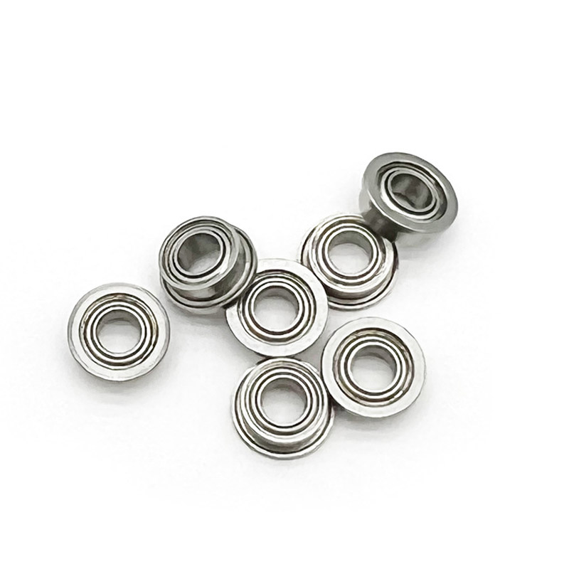10 PCS MF63ZZ Shielded Flange Ball Bearings - 3x6x2.5mm, Flanged, For Small Mechanisms